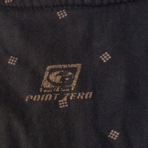 Point Zero Vintage Organic Cotton blue with white square dot pattern slim fit - Picture 8 of 8